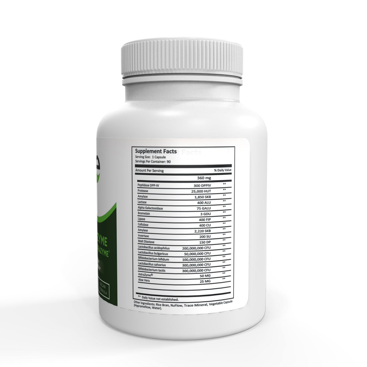 Pure Candida Digestive Enzymes with AstraZyme® – Multi-Enzyme & Probiotic Formula 90 Capsule
