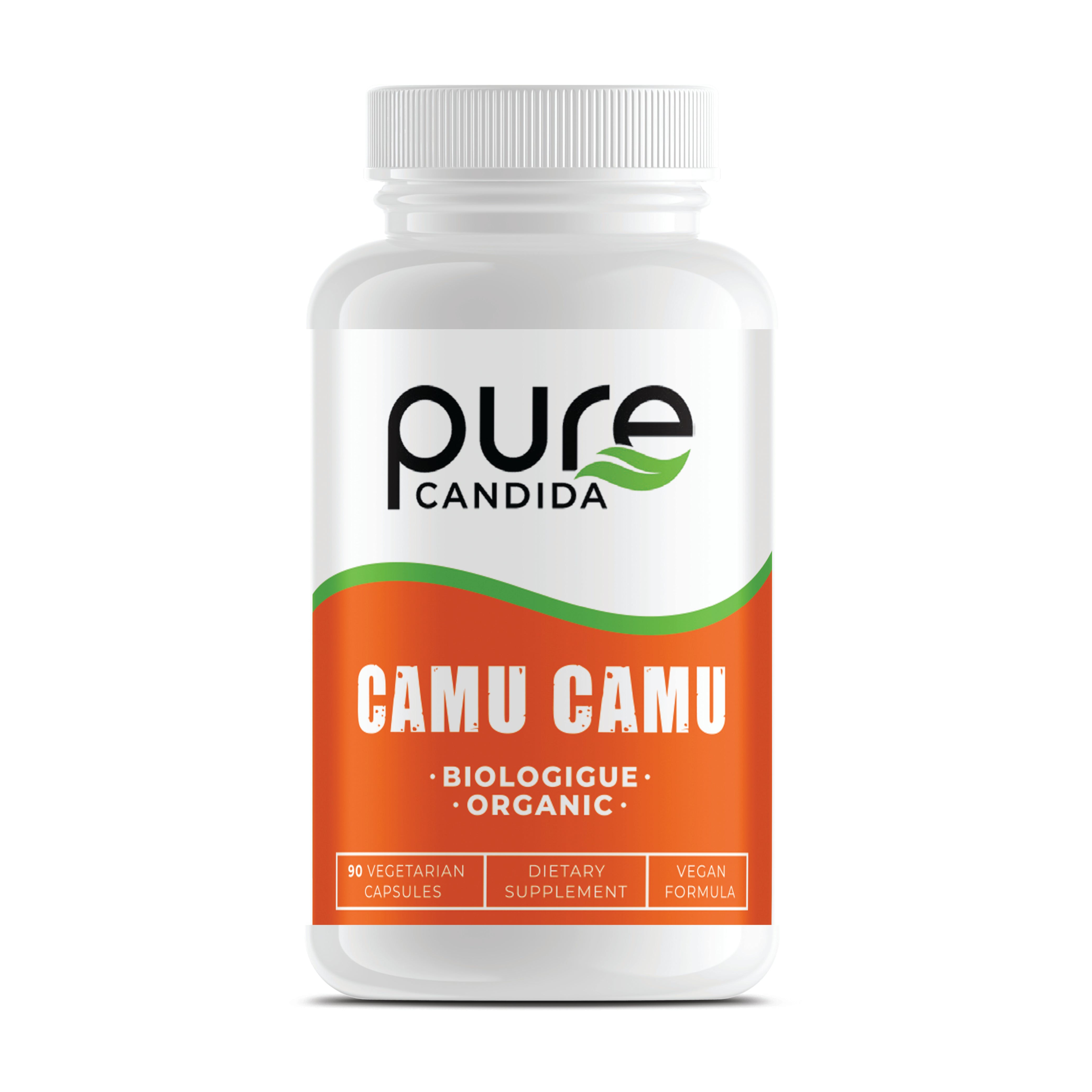 PureCandida Organic Camu Camu Capsules 500mg – Natural Vitamin C Source – Antioxidant Superfruit,  – 90 Capsules