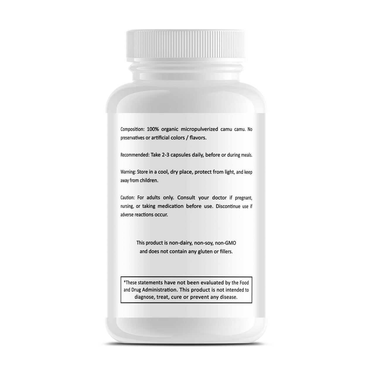 PureCandida Organic Camu Camu Capsules 500mg – Natural Vitamin C Source – Antioxidant Superfruit,  – 90 Capsules