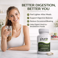 Pure Candida Digestive Enzymes with AstraZyme® – Multi-Enzyme & Probiotic Formula 90 Capsule