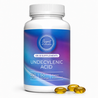 PureCandida Undecylenic Acid 250 mg Softgels – Premium Fatty Acid Supplement | 50 Capsules | Quality Manufactured in USA